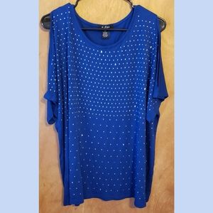 NWOT Womens Cold Shoulder Blouse Size: 2X